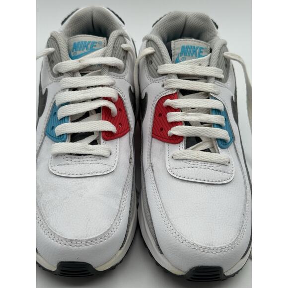 Nike Air Max 90 LTR (PS) White Chlorine Blue CD6867-108 Little Kids - Size 6Y - Picture 4 of 11